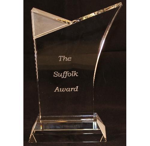 MEDIUM SUFFOLK CRYSTAL AWARD